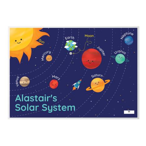 Personalised Solar Space System Placemat £6.99